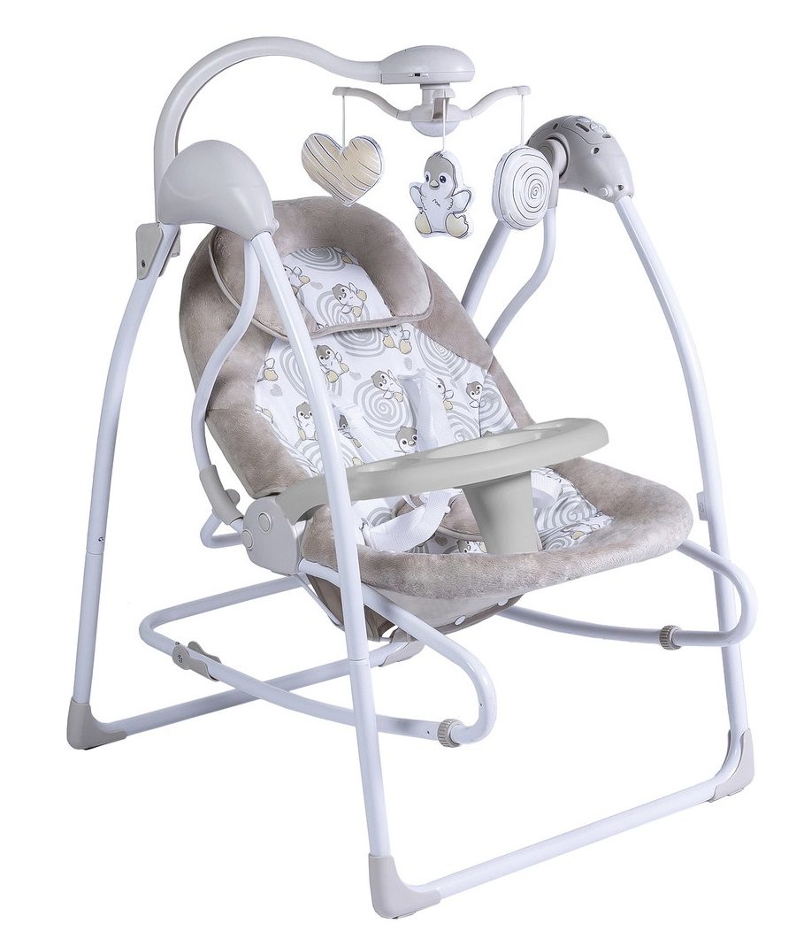 Электрокачели Sweet Baby Pure Pinguino 2 в 1 crema 2agaw3h14ul3y9j7pj6pscger9e89y5w