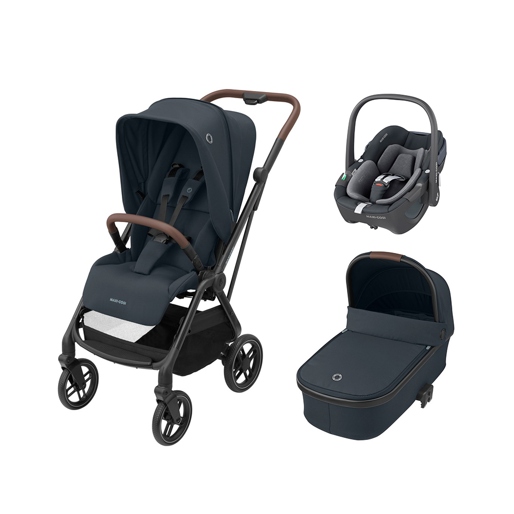 Коляска 3 в 1 Maxi-Cosi Leona Pebble 360 Essential Graphite 0f3fda8246015e9b76d306c25eb7c3be