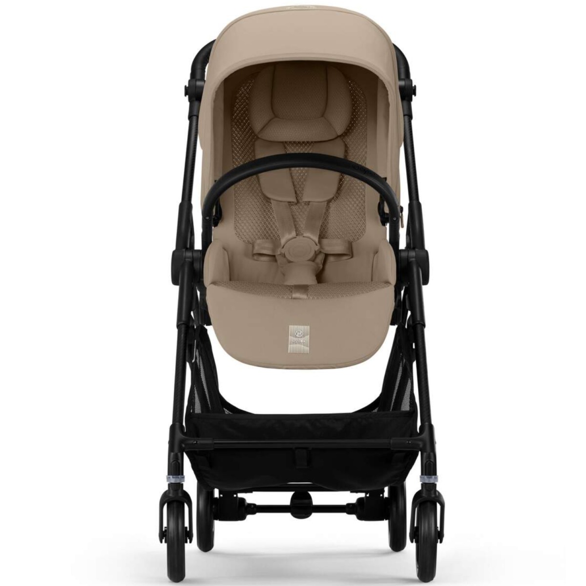 Коляска прогулочная Cybex Melio Carbon с дождевиком, Almond Beige доп