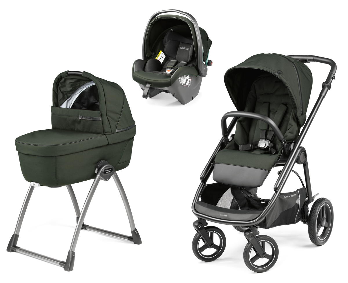 Коляска 3 в 1 Peg Perego Veloce TC Belvedere SLK Green qagrra7s50b1odnl6a3qy0qw9xphu3f1