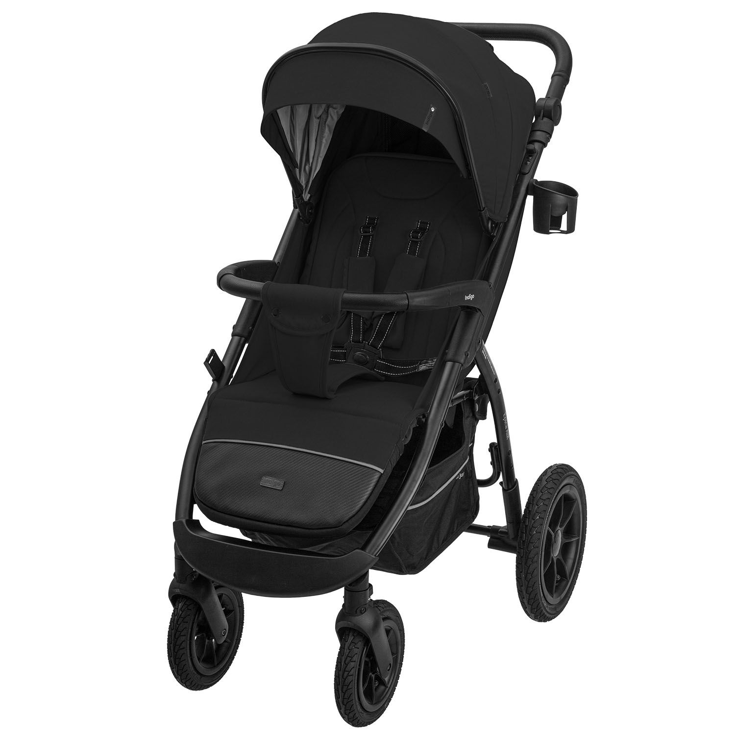 Прогулочная коляска INDIGO EPICA XL AIR с сумкой  черный 4b739b12cd2ee74ff28be98520368519