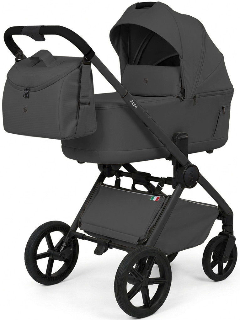 Коляска 2 в 1 Sweet Baby SBL Alba (Dark Grey)