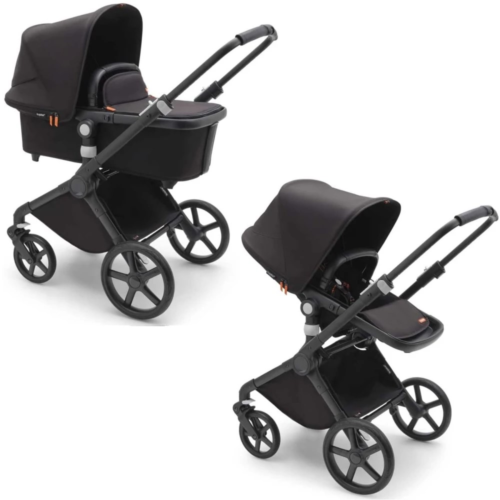 Коляска 2 в 1 Bugaboo Fox Cub Complete  (BLACK/MIDNIGHT BLACK-MIDNIGHT BLACK)