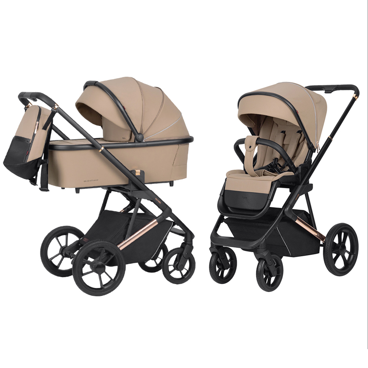 Коляска 2 в 1 Carrello Sigma CRL-6509 Cream Beige 14ec90d8e4f694bcbbf9ce9d5fc28ddb