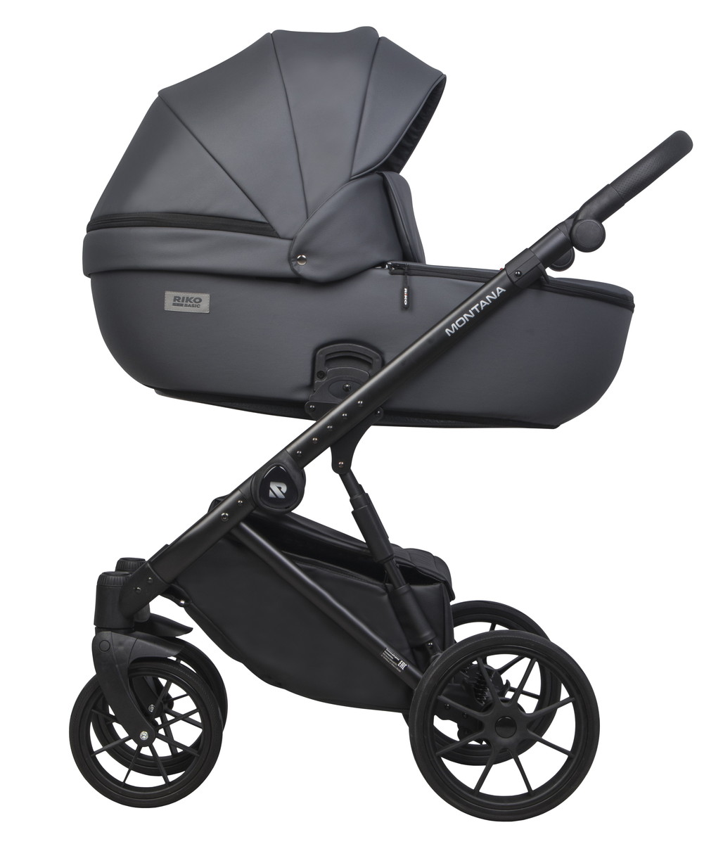 Коляска 3 в 1 RIKO BASIC MONTANA ECCO 24 Graphite (графит) ym1x6q6142xkjnpkmqeigg4fuzmd1jma