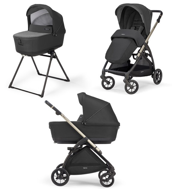 Коляска 2 в 1 Inglesina Electa с подставкой под люльку Stand Up (Upper Black )