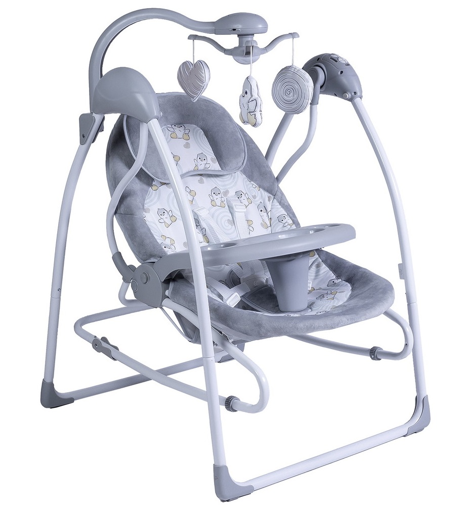 Электрокачели Sweet Baby Pure Pinguino 2 в 1 grigio 2hbh81k3g821t5rir7u7024wkeek8w8n