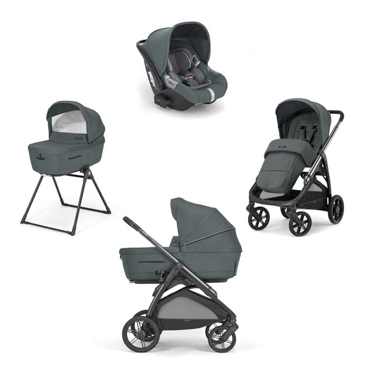 Коляска 3 в 1 Inglesina Aptica с подставкой под люльку Stand Up New Emerald Green 3e1a008b3c1dd8aa2f2524627c971f78