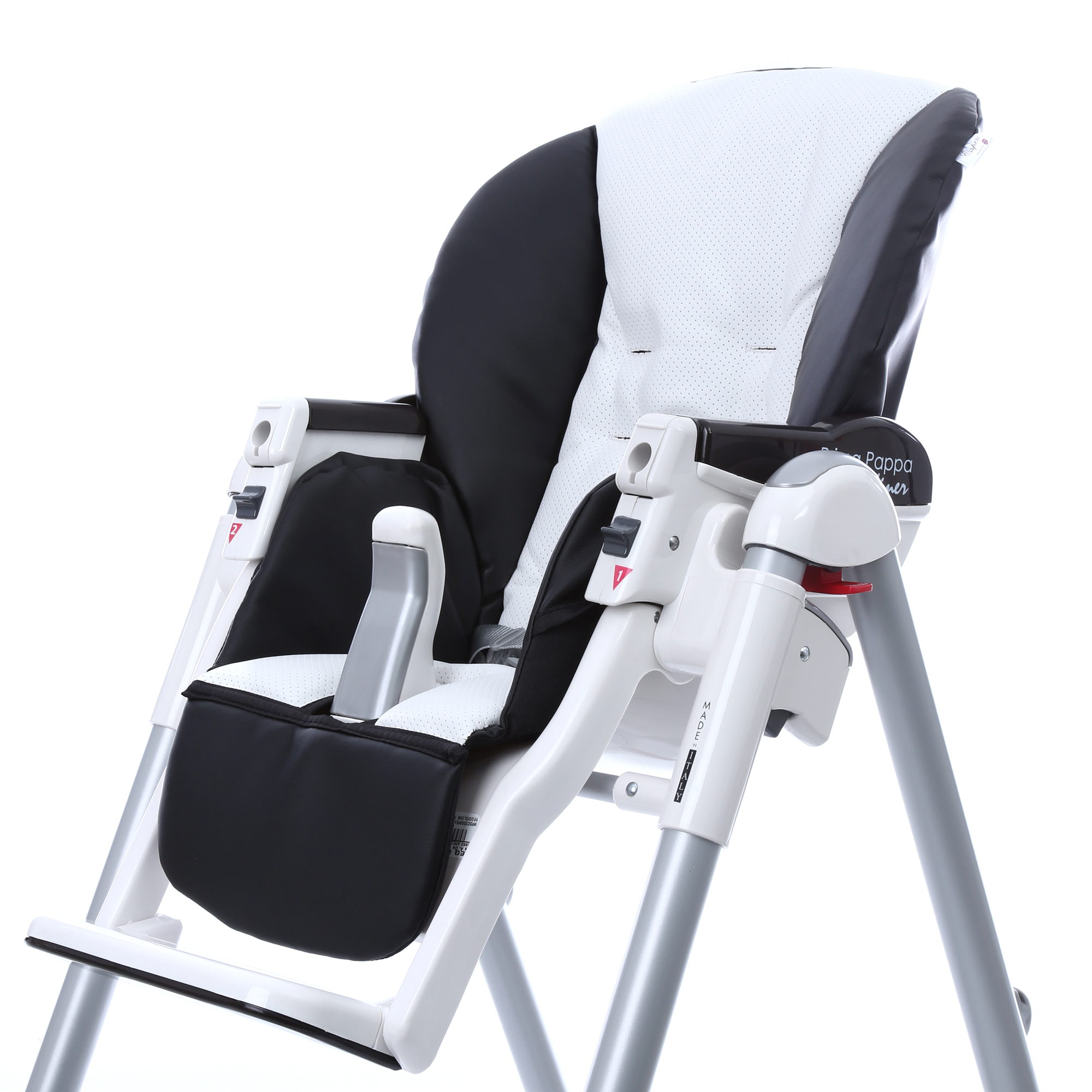 Сменный чехол сидения Esspero Sport к стульчику для кормления Peg-Perego Diner  (Black/White)