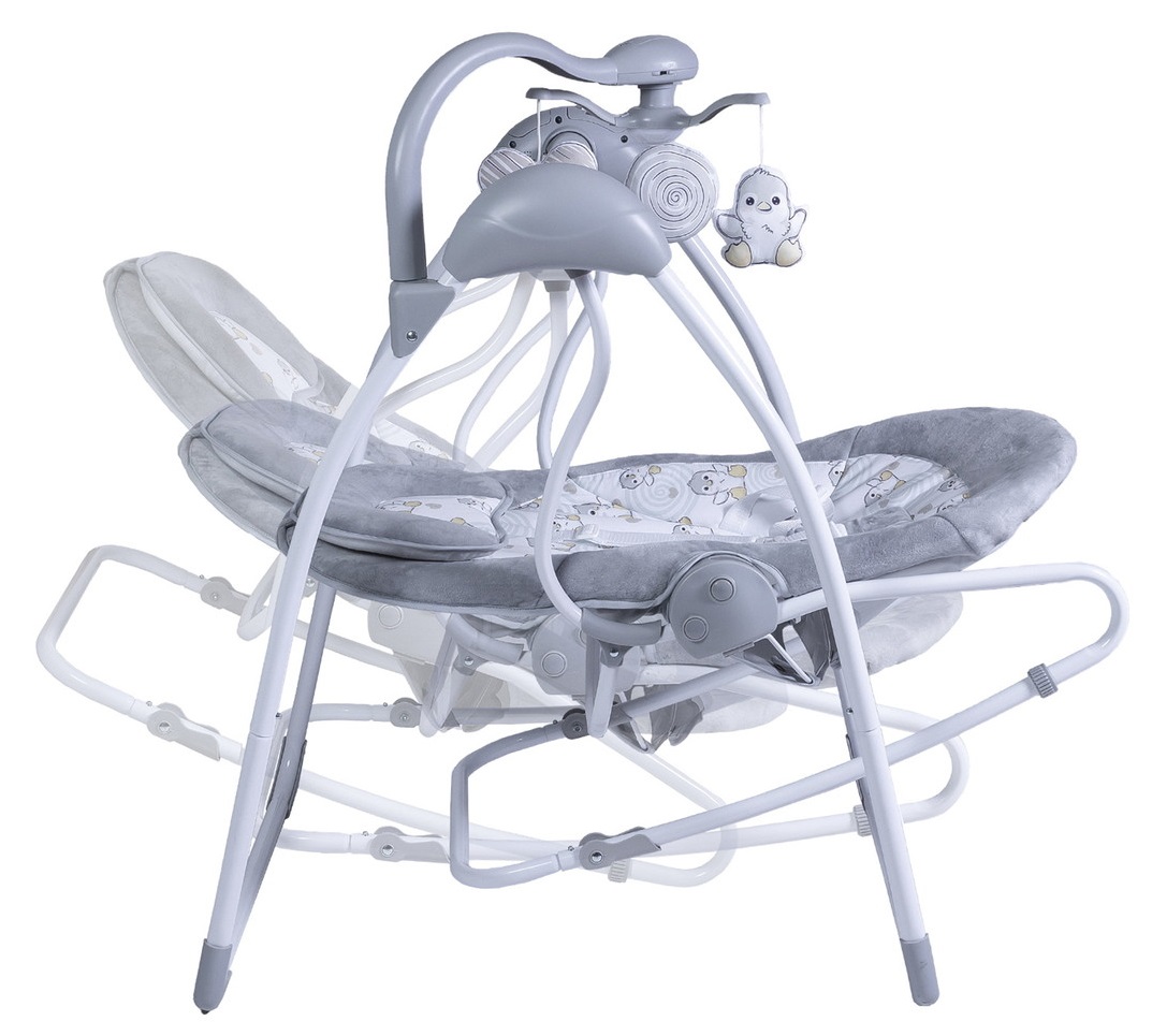Электрокачели Sweet Baby Pure Pinguino 2 в 1 grigio uvcahpaiuxf1qtlu74lqkaxd648pt8pa
