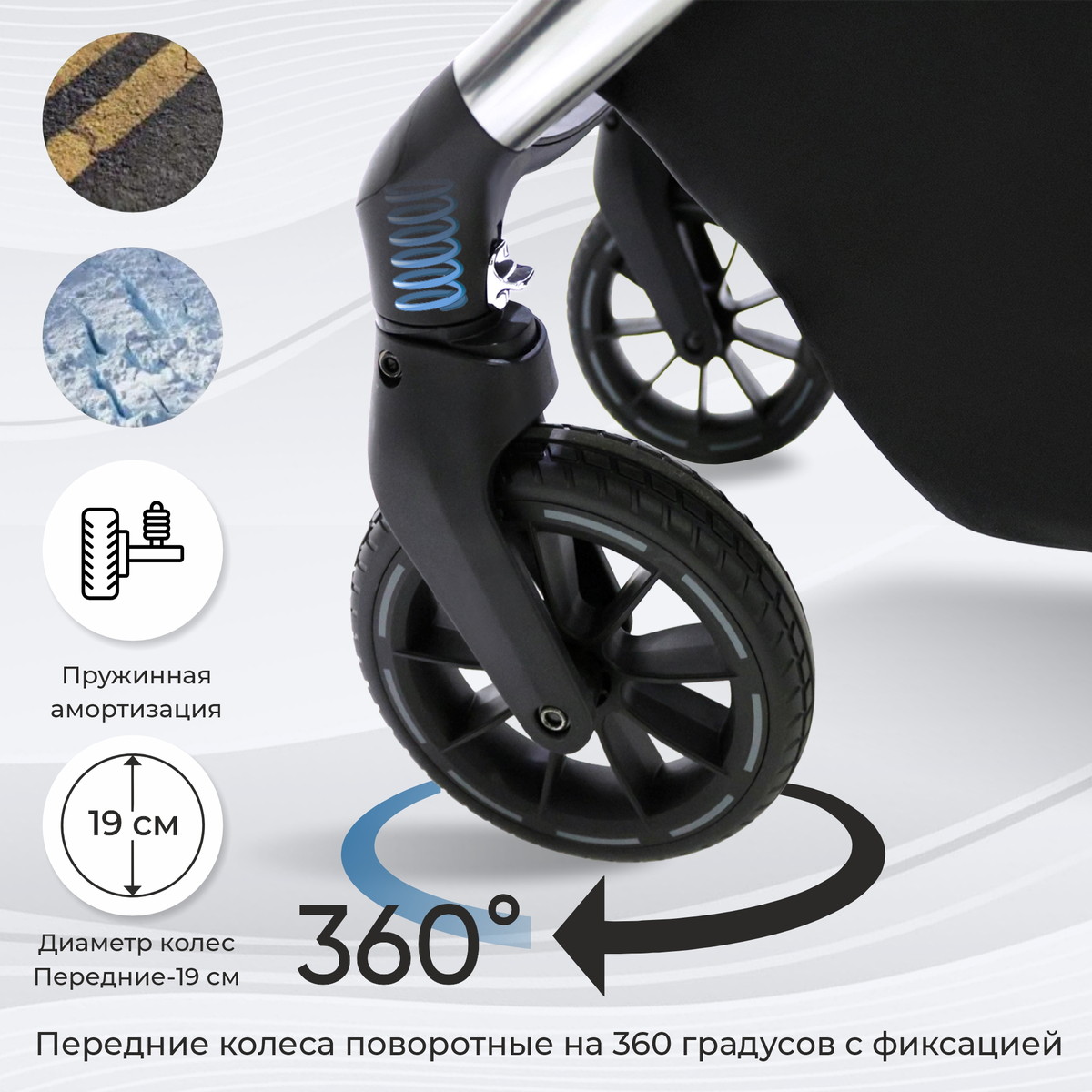 Коляска 3 в 1 Sweet Baby Vento Silver Blue tcve2sduvevgcsopwiwea3ys2yh1zhm1