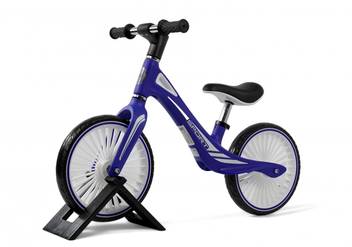 Детский беговел RiverToys HB-007-12 синий 5zbr92r560rv3jlmbwt5oqus0tnaq8pw