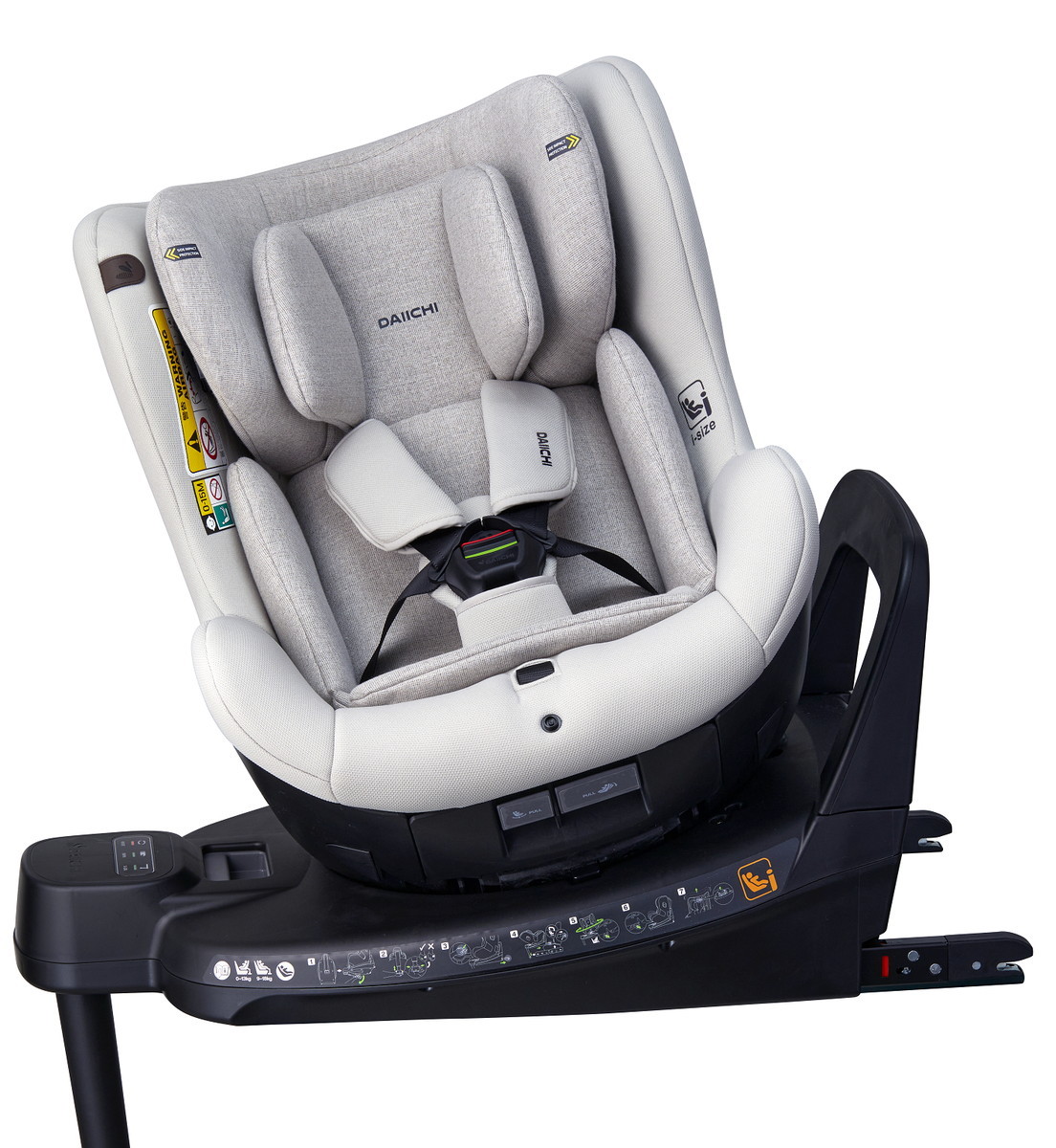 Автокресло DAIICHI™ One-FIX 360 season2 i-Size (DA-D5100) Moss Grey 26q00yvs1wuvxqqwvy4staghfshroest