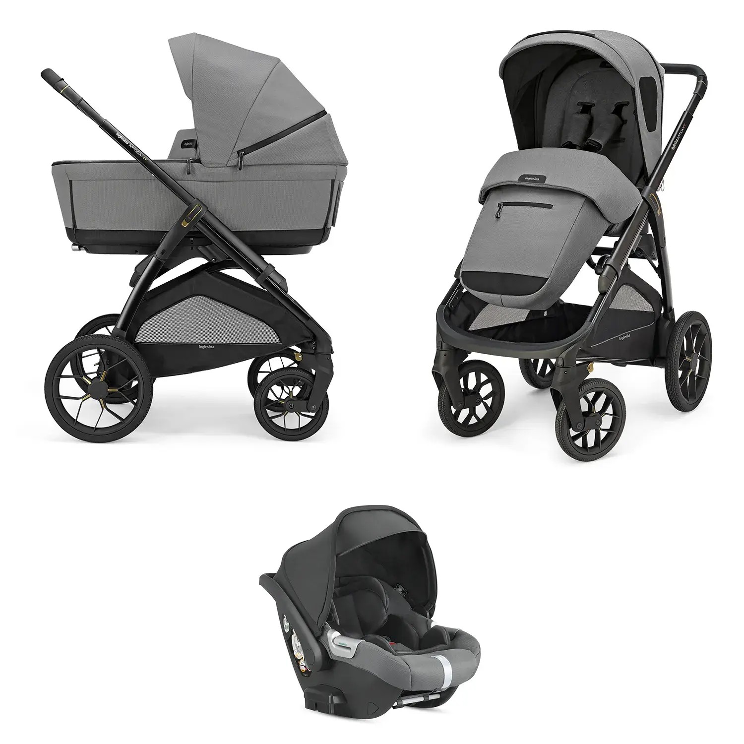Коляска 3 в 1 Inglesina Aptica XT (Darwin I-Size) (Canyon Grey 2025)