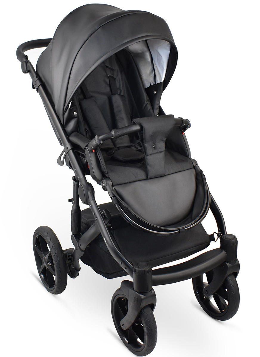 Детская коляска Bexa Ideal Eco 2 в 1 IE01 черный+черная кожа dgafmxuy75tii9ryiodvs04k5i3h9yhd