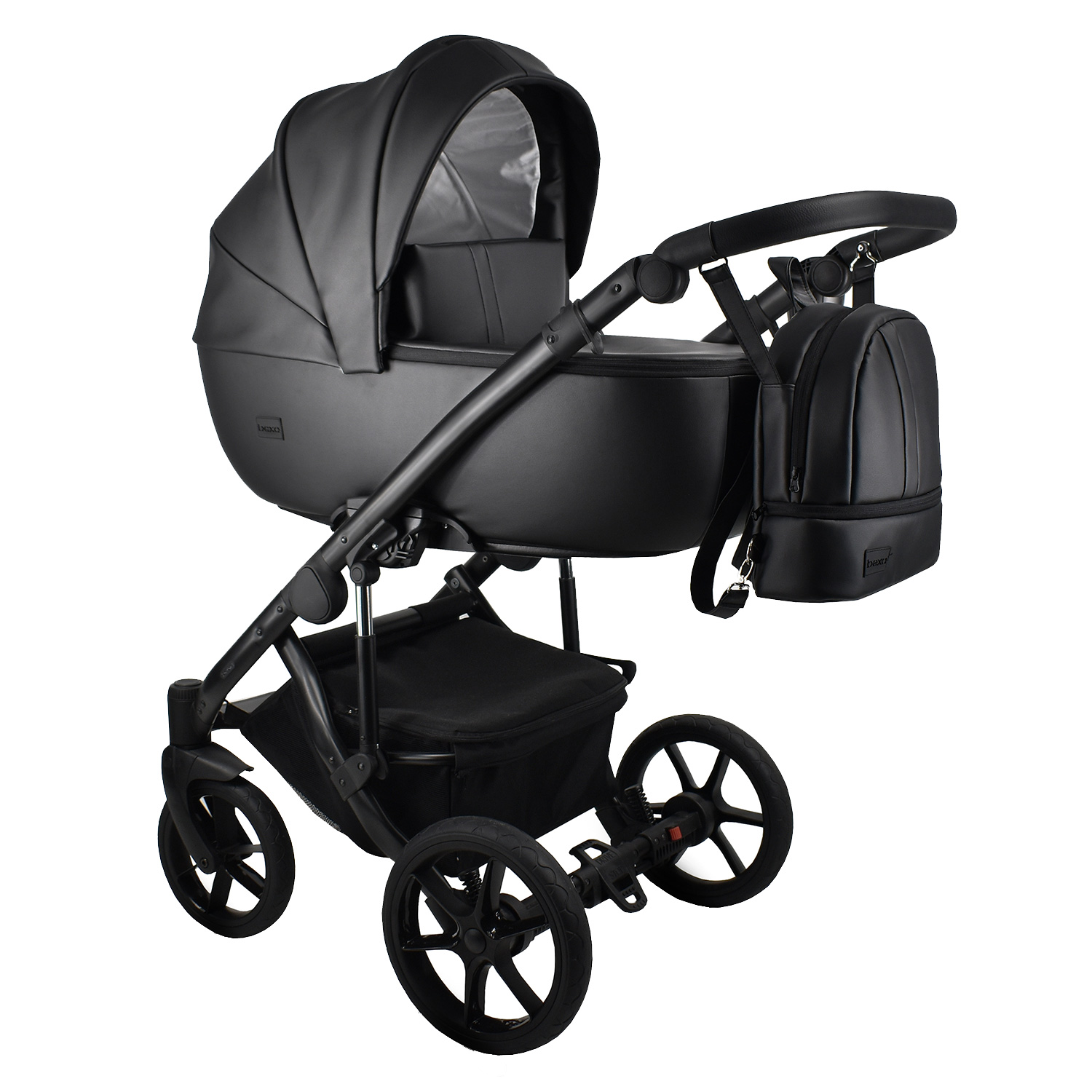Коляска 2в1 BEXA AIR ECO черная кожа 108133127-kolyaska-2v1-bexa-air-eco-chernaya-kozha