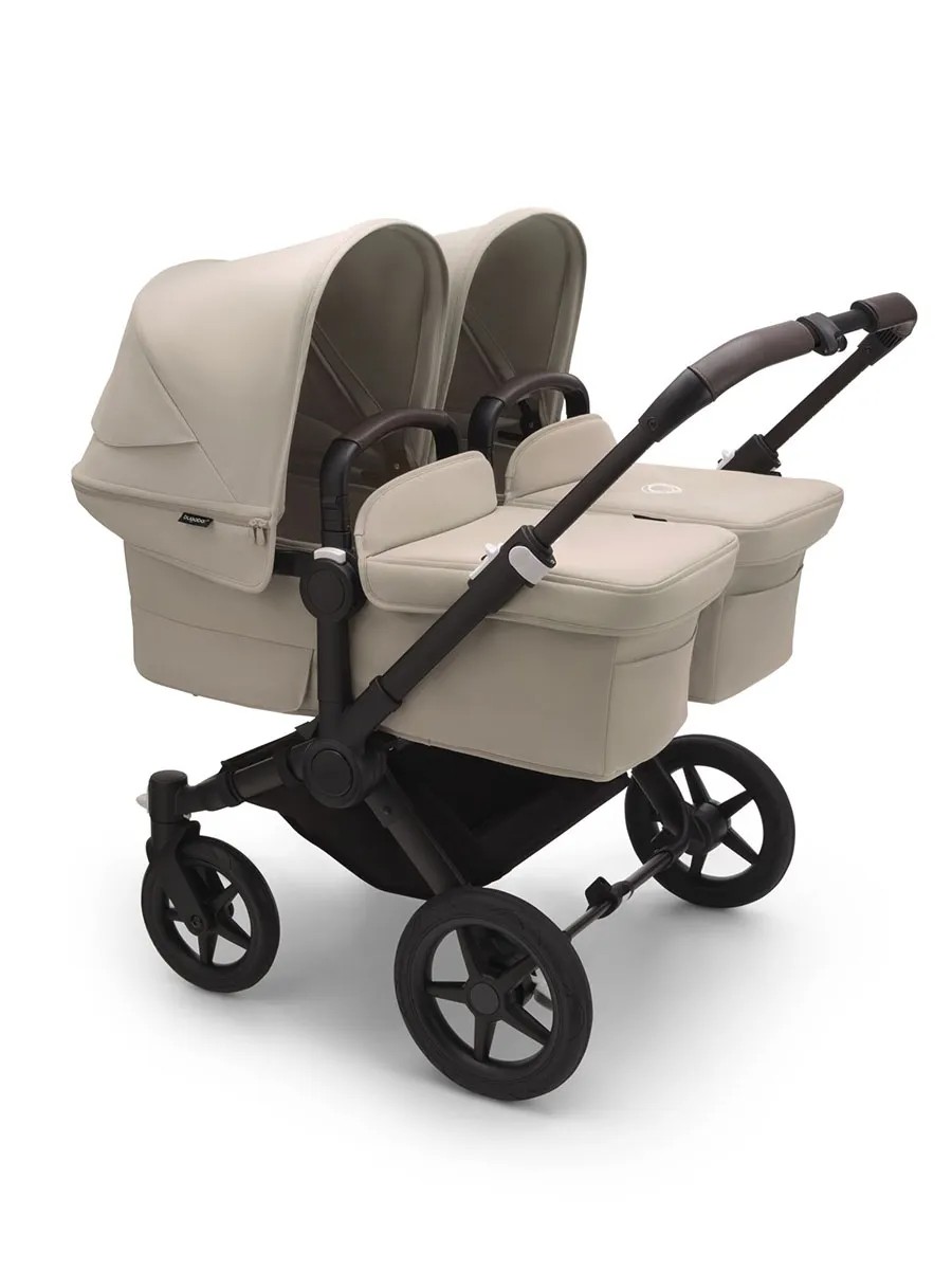 Коляска для двойни 2 в 1 Bugaboo Twin Donkey 5 (Black/Desert Taupe/Desert Taupe)