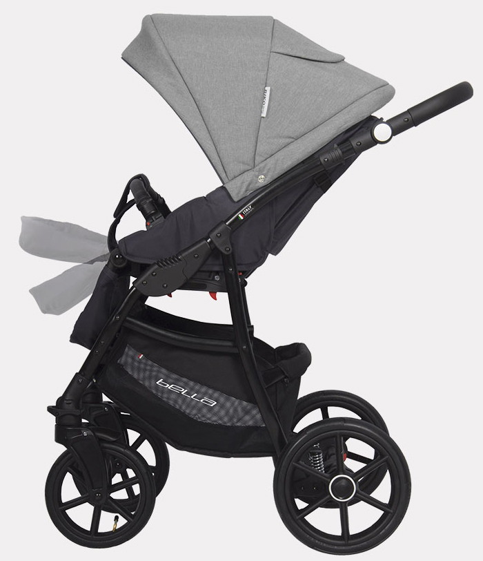 Детская коляска Riko Basic Bella 3 в 1 01 серый-графит o4hsv3edvij8ejchgjydry8uqugp281t