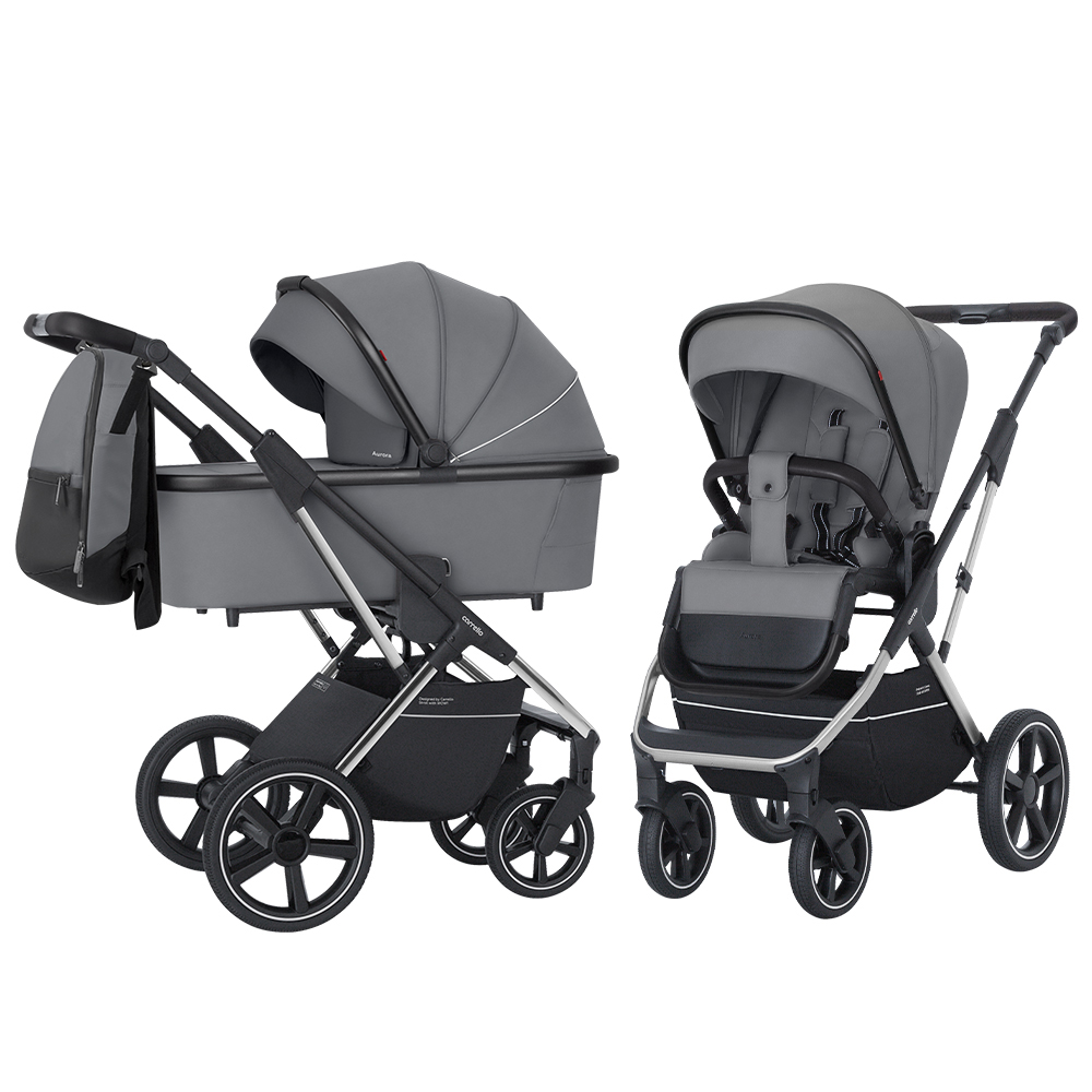 Коляска 2 в 1 Carrello Aurora CRL-6505 Carbon Grey CHROME eebafb79ebb8f06c61e739ae864c4de3