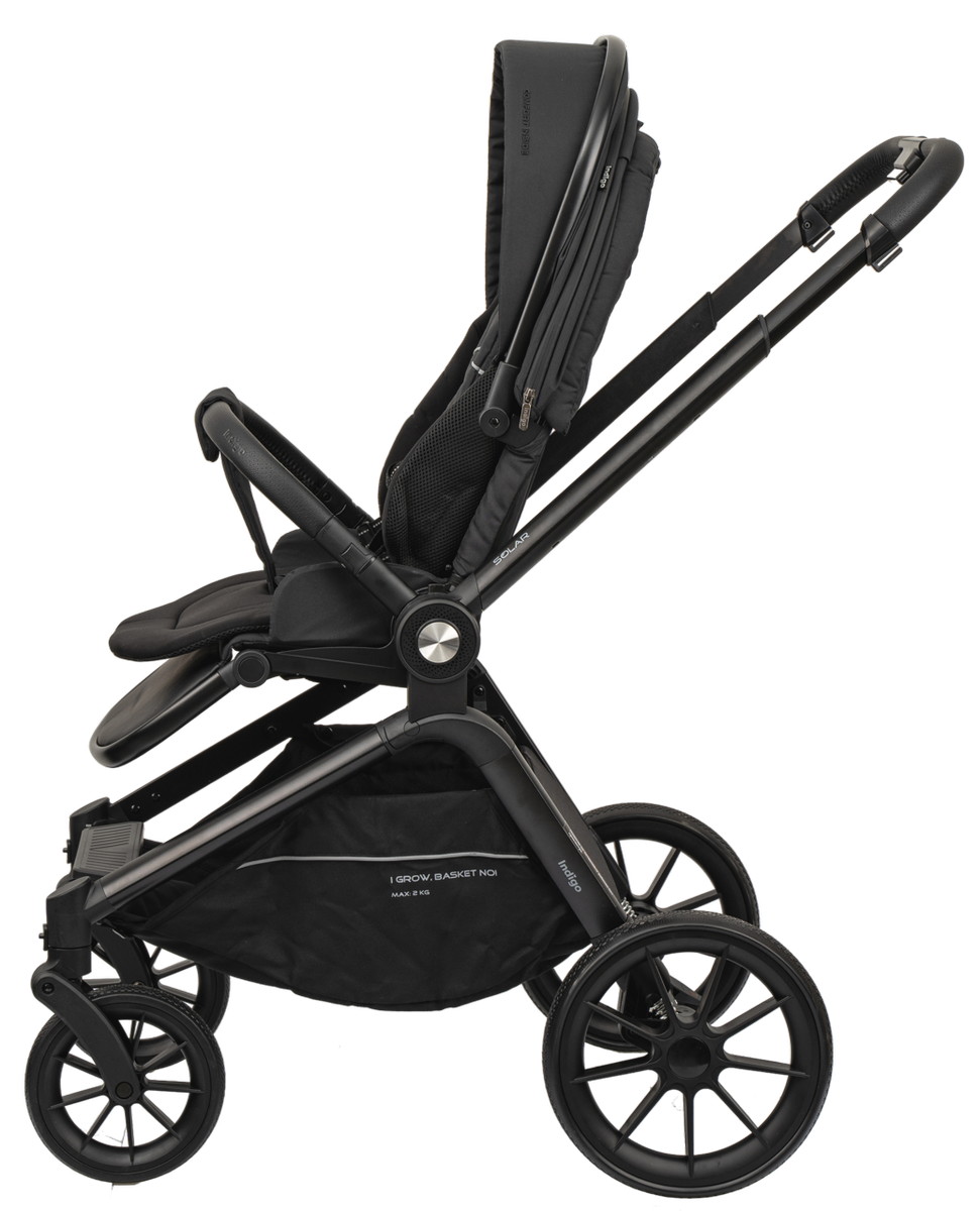 Детская коляска Indigo Solar 2 в 1 черный lz4a1mftvwrayuholeugwyt35jf45uxz