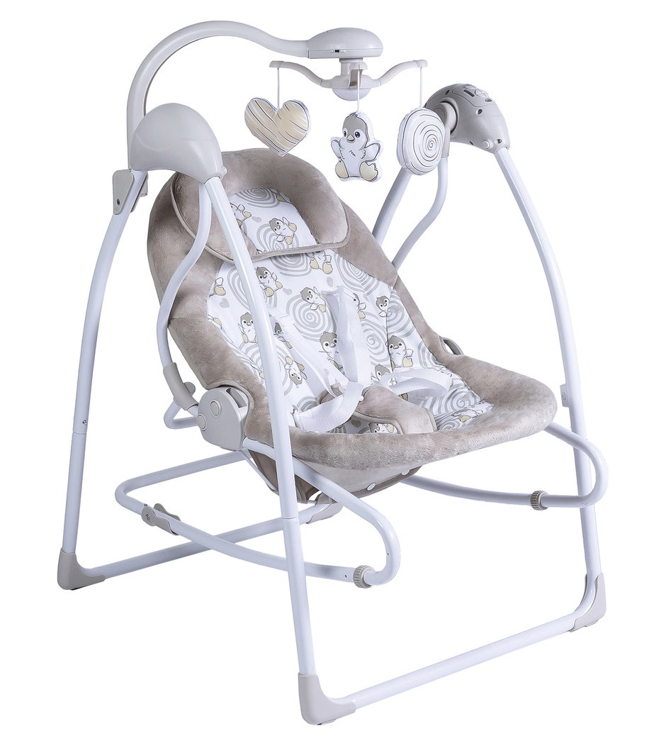 Электрокачели Sweet Baby Pure Pinguino 2 в 1 crema 3qr8uvtqa3uhm161o3x6ztl073cbrqbx