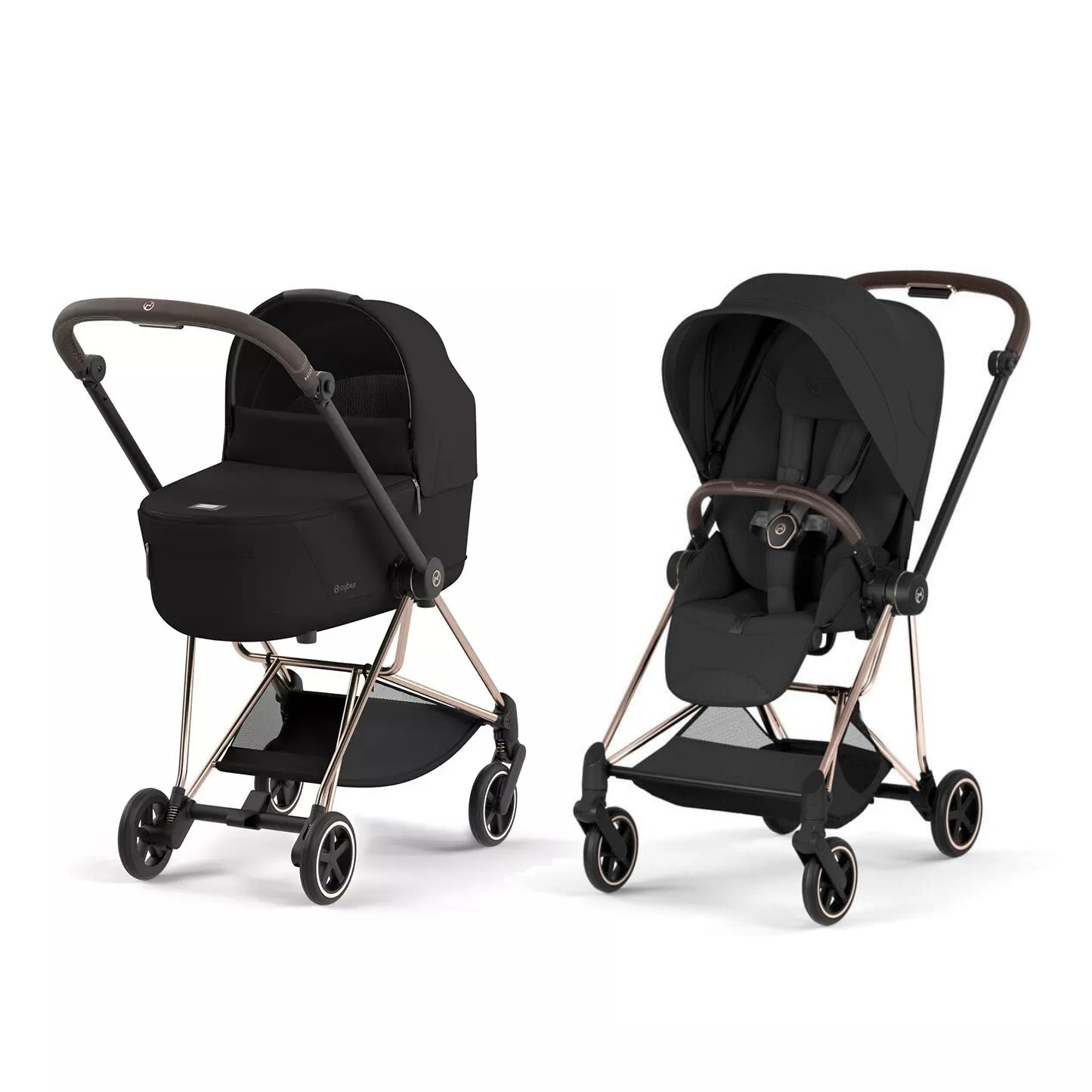 Коляска 2 в 1 Cybex Mios Style (Rosegold Sepia Black)