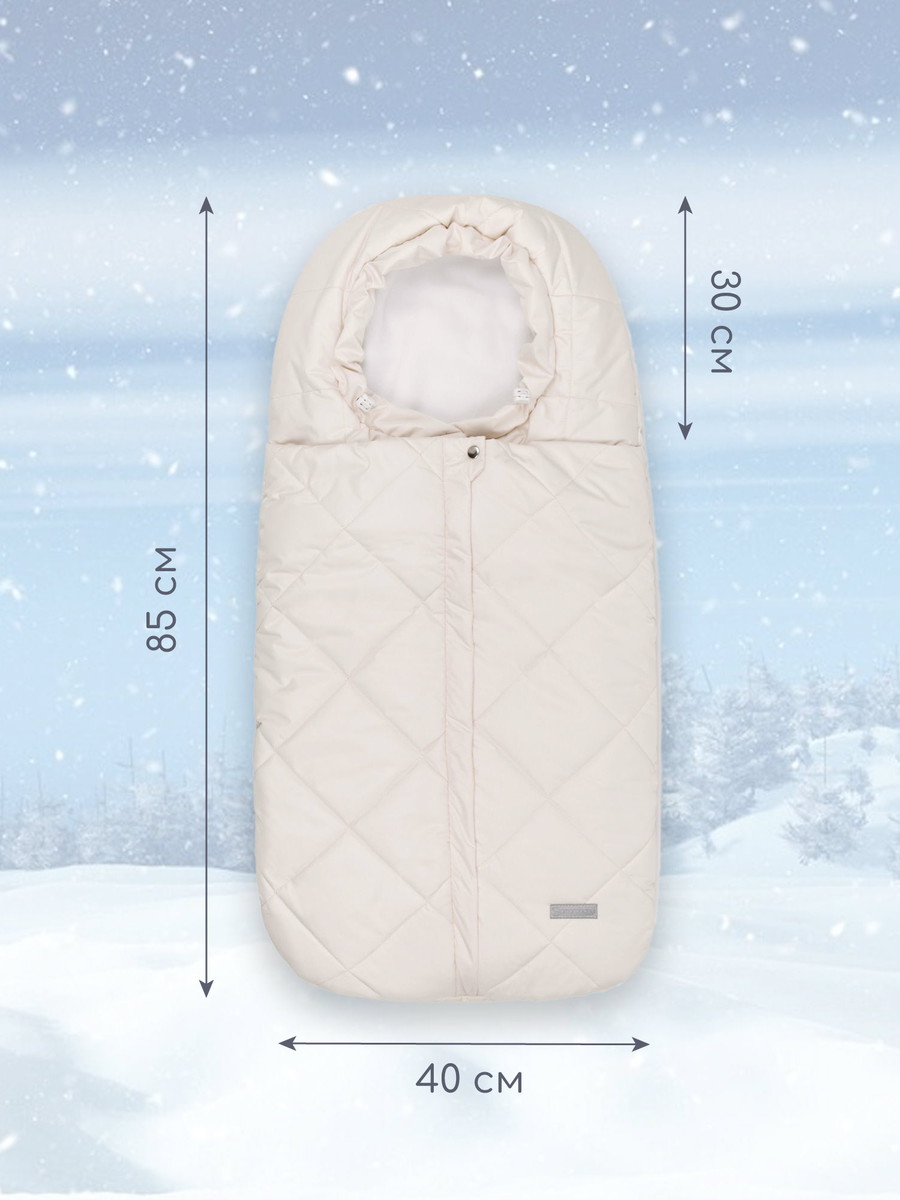 Конверт меховой AmaroBaby Heat 85 см молочный 0gtn2l3c319t5wqrqd8h79cryewbp4a2