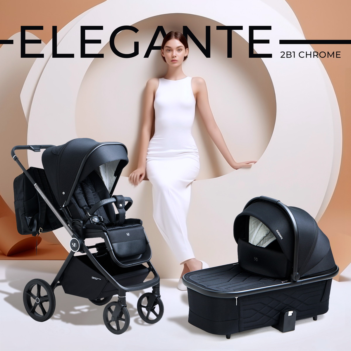 Коляска 2 в 1 Sweet Baby Elegante Chrome Black s0i4zyr2uagyqlpftgq01fmf3ch71lxe
