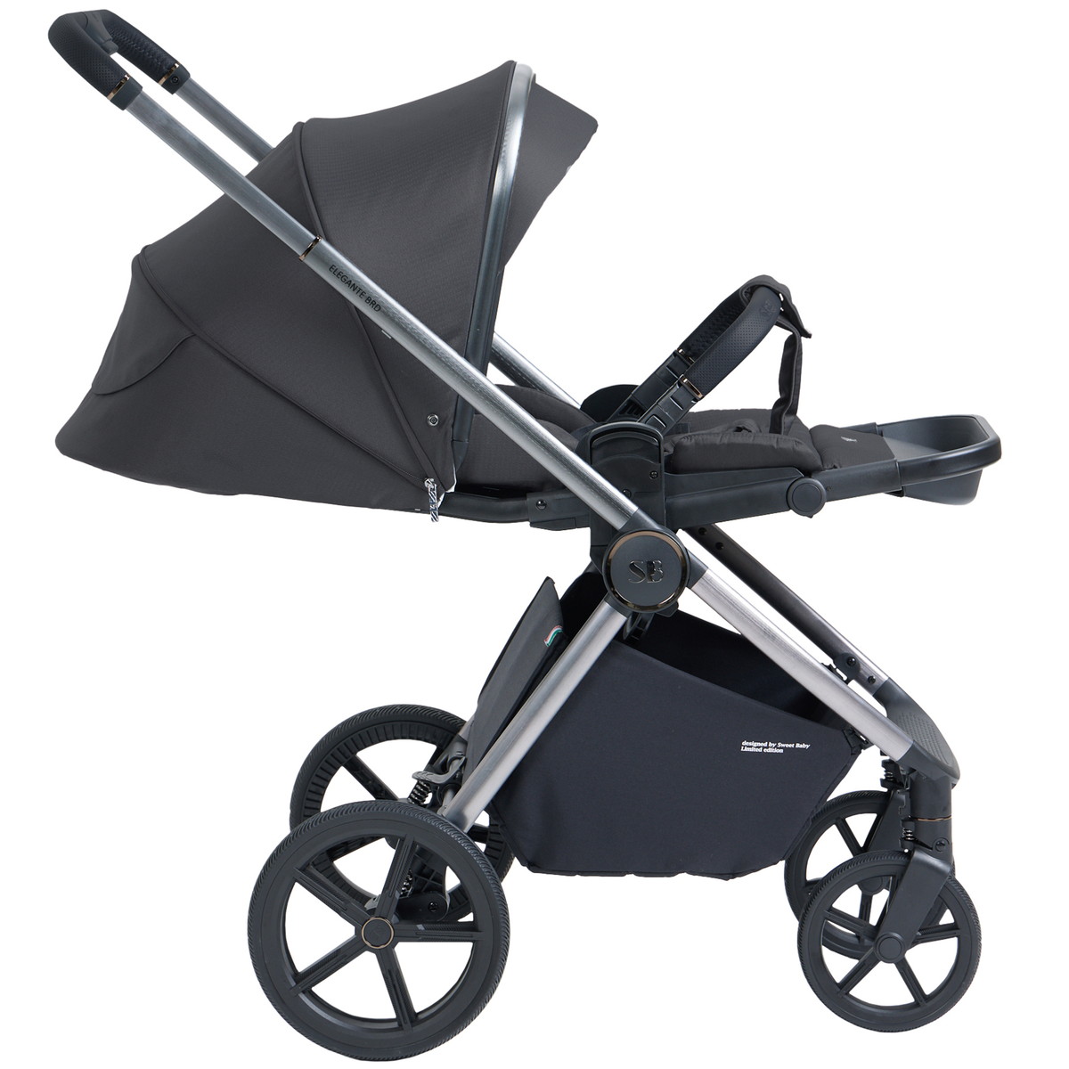 Прогулочная коляска Sweet Baby Elegante BRD Black z0e02pisf59yh40bdczy98ofztuyc7qj
