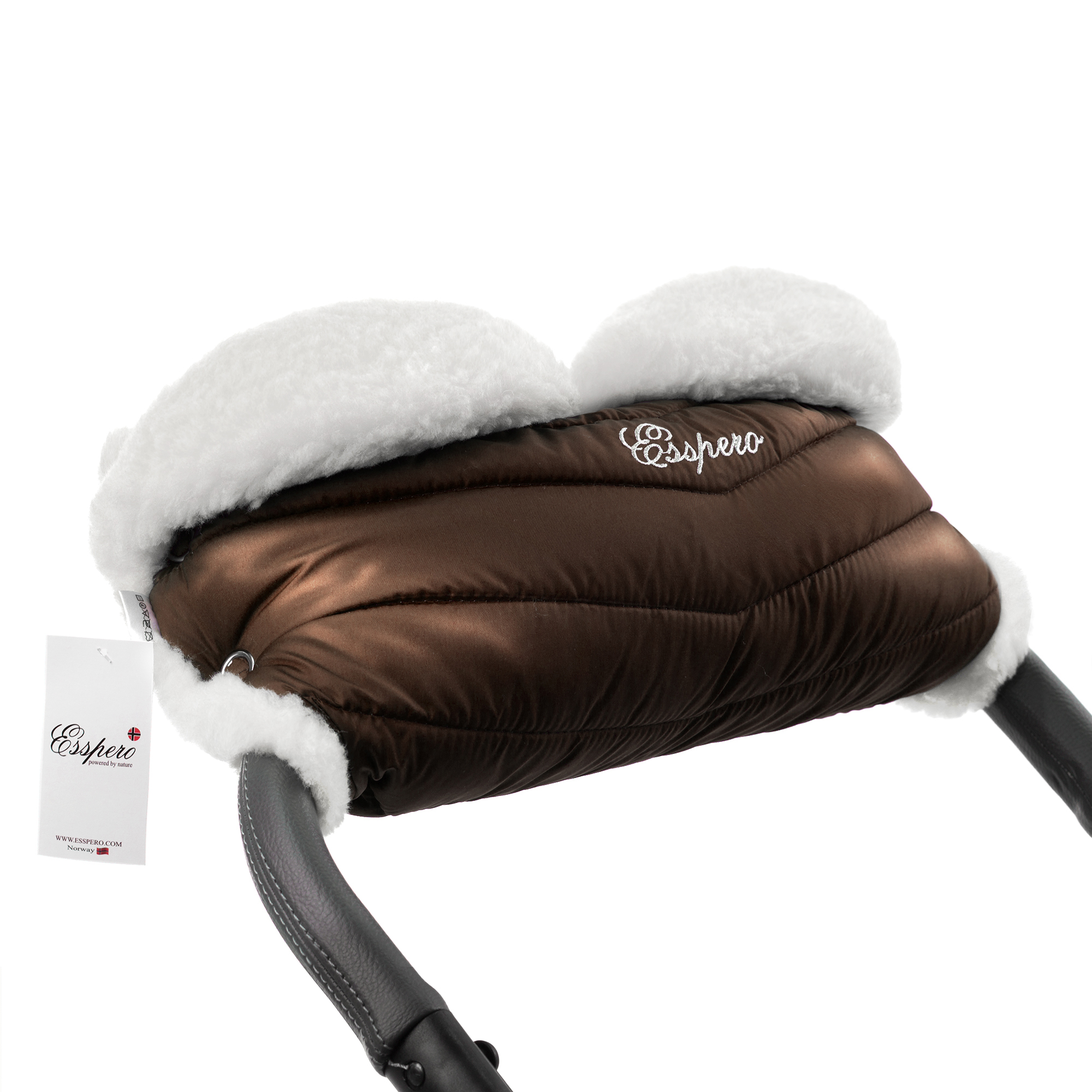 Муфта для рук на коляску Esspero Cosy White (Chocco)