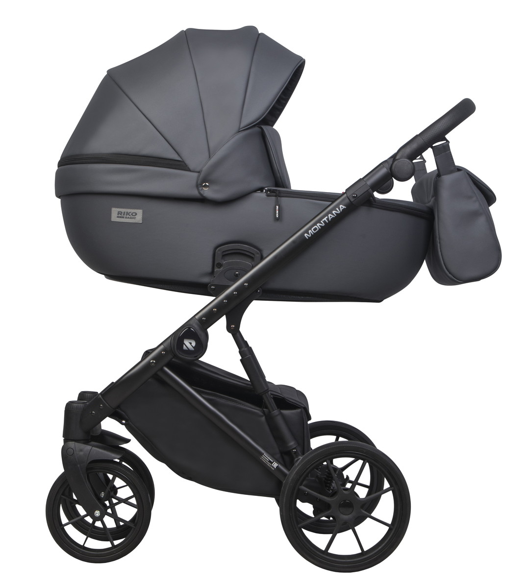 Коляска 3 в 1 RIKO BASIC MONTANA ECCO 24 Graphite (графит) qtmy04nhsyqzmixsc3h7op8vxwieyq2p