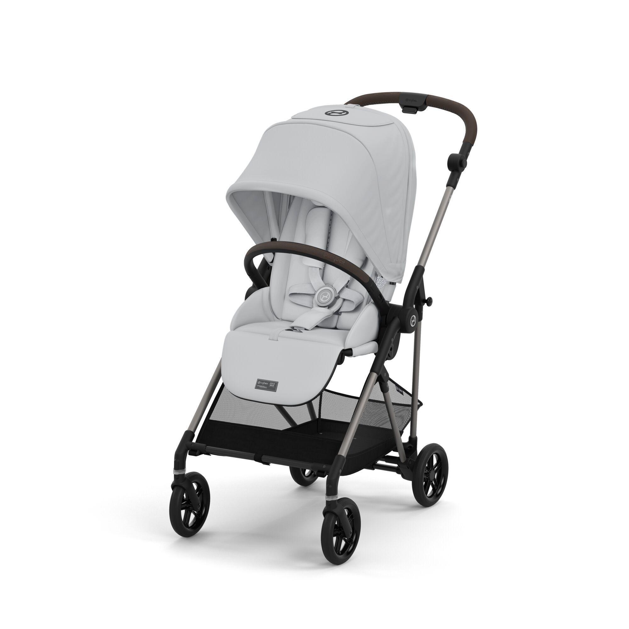 Прогулочная коляска Cybex Melio Carbon (Fog Grey с дождевиком)