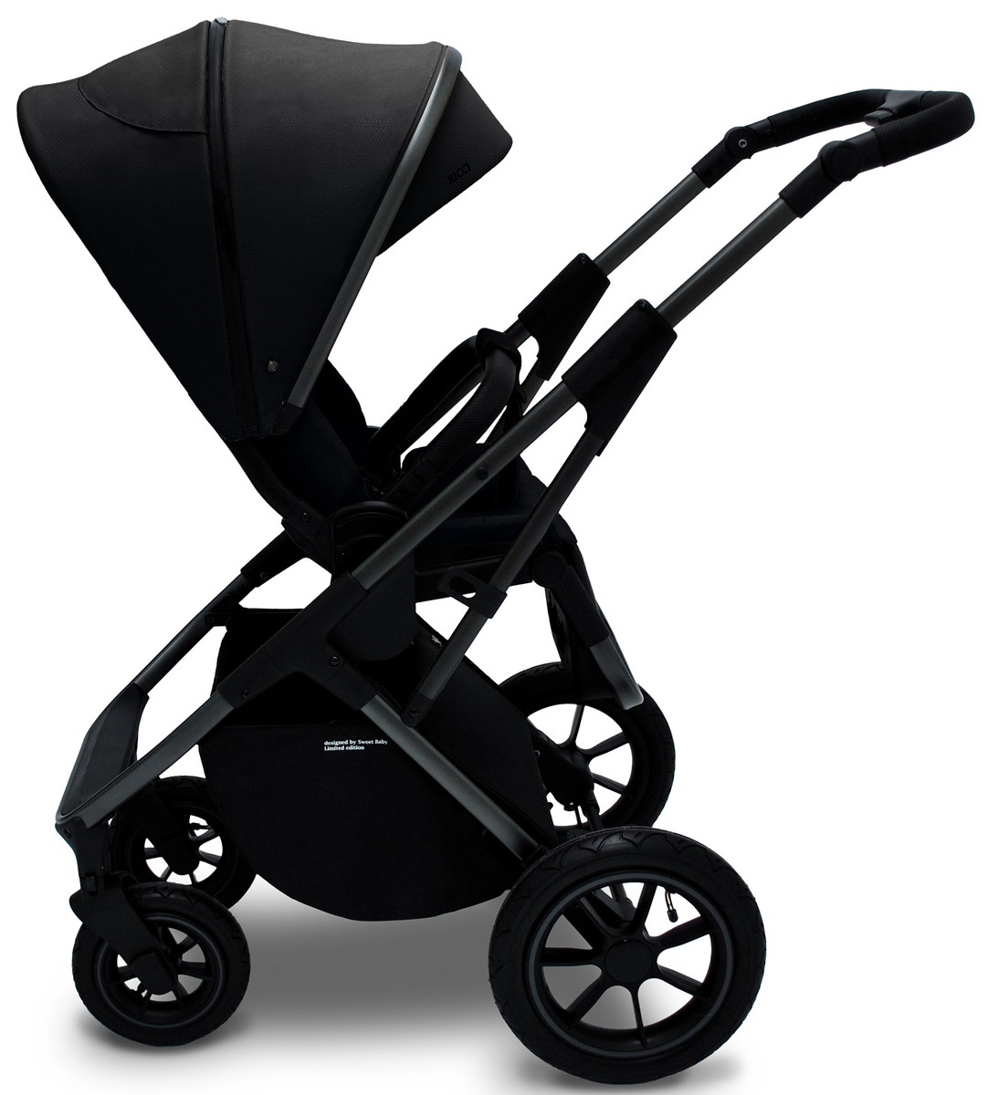 Коляска 2 в 1 Sweet Baby Ricci Black 27l6kdz2p63avwnxt30ci1d2k5f4dlbo