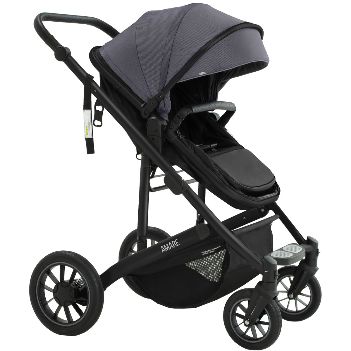 Коляска-трансформер 2 в 1 Sweet Baby Amare GL Grey i8zeh1mzfj8co3z5zlrhgtljyqt1c53k