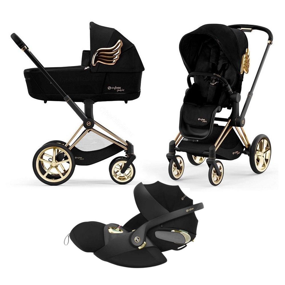 Коляска 3 в 1 Cybex Priam IV FE Jeremy Scott (Wings)