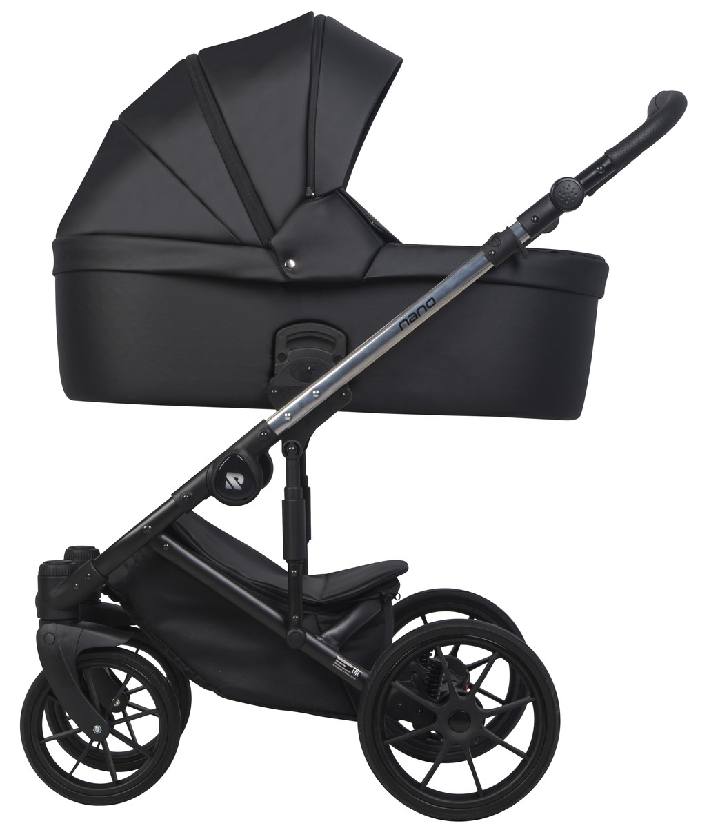Детская коляска Riko Nano Thermo 2 в 1 01 Black (черный) 81dvbe6t5wdn3ugj1vr9i7y5f4r7d02k
