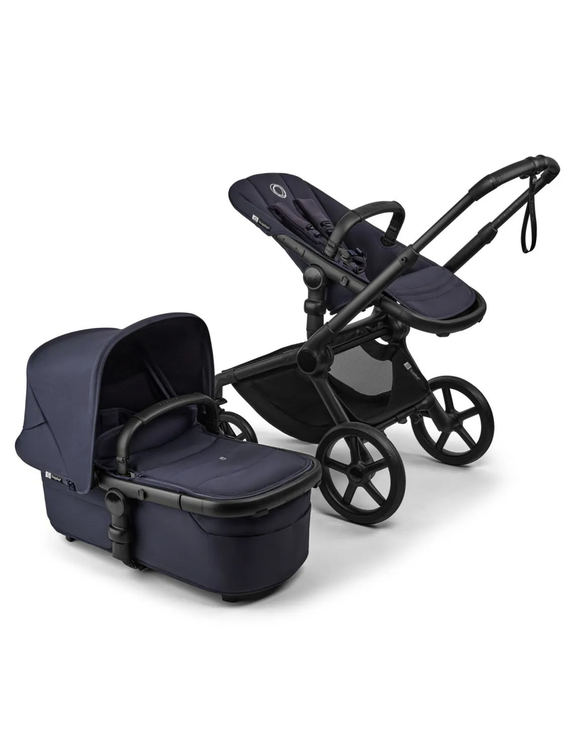 Коляска 2 в 1 Bugaboo Fox 5 Renew complete (Black/Deep indigo-Deep indigo)