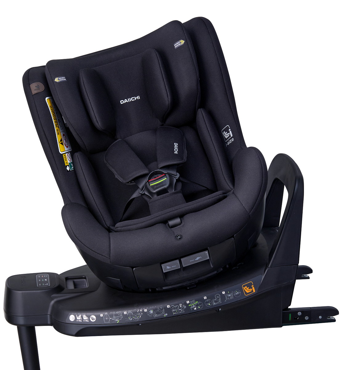 Автокресло DAIICHI™ One-FIX 360 season2 i-Size (DA-D5100) Black 54wateftko680rhuv9f0laem5a018vu1