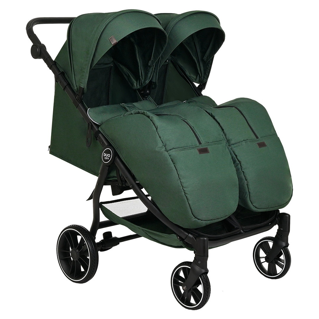 Прогулочная коляска для двойни PITUSO DUOCITY 2023 Pacific green xcqvm0l69cedgykslxgd5xpzjuospnw7