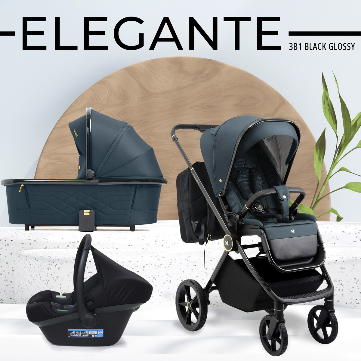 Коляска 3 в 1 Sweet Baby Elegante GL Blue kd92v0d65svs3jlj1942zkogtv82ymg3