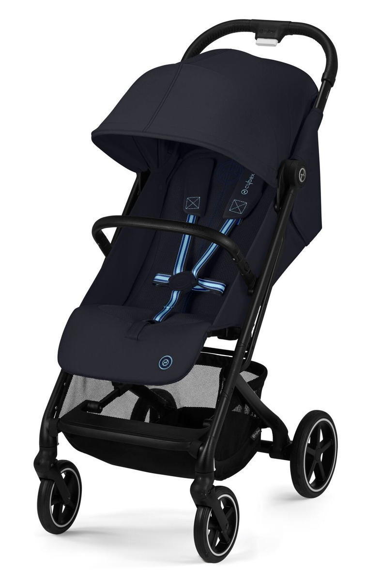 Прогулочная коляска Cybex Beezy Dark Blue с дождевиком и бампером cqcgiv782m172inl3545c9cfmi6hvchf