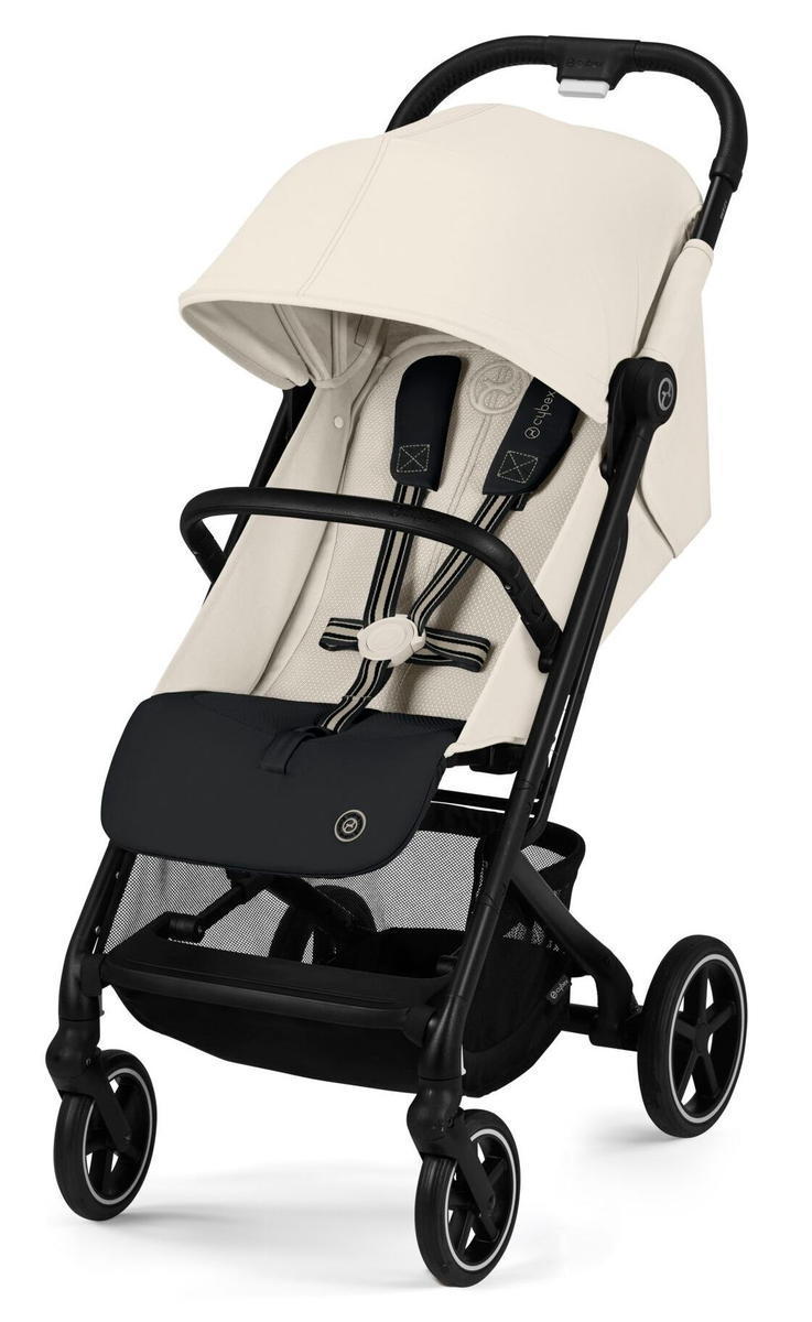 Прогулочная коляска Cybex Beezy Canvas White с дождевиком и бампером w93fvd2ax97gpxjke1y3wner6xj4hmtt