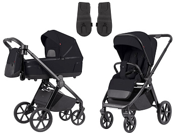 Коляска 2 в 1 Carrello Omega + CRL-6540 (Cosmo Black)