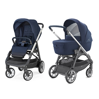(не использовать)Коляска 2 в 1 Inglesina Aptica System Duo (Portland Blu/Graphite Blue Navy)