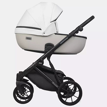Коляска 3 в 1 RIKO BASIC MONTANA ECCO (32 White-Light Silver (белый-св.серый))