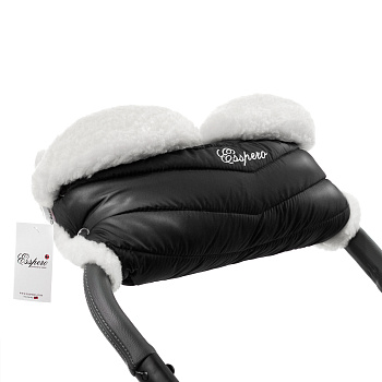 Муфта для рук на коляску Esspero Cosy White (Black)