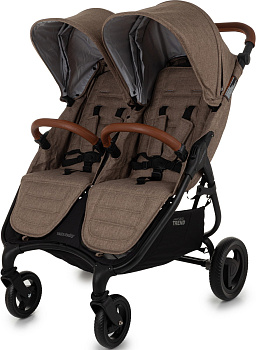 Прогулочная коляска для двойни Valco baby Snap Duo Trend (Cappuccino)