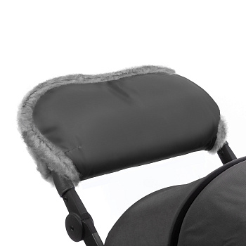Муфта для рук на коляску Esspero Solana (Натуральная шерсть) (Grey)