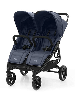 Прогулочная коляска для двойни Valco baby Snap Duo (Flatt Matt / Deep Blue)