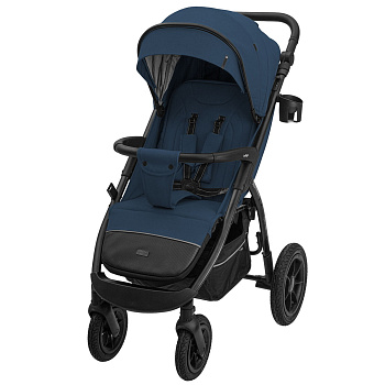 Прогулочная коляска INDIGO EPICA XL AIR с сумкой  (синий)